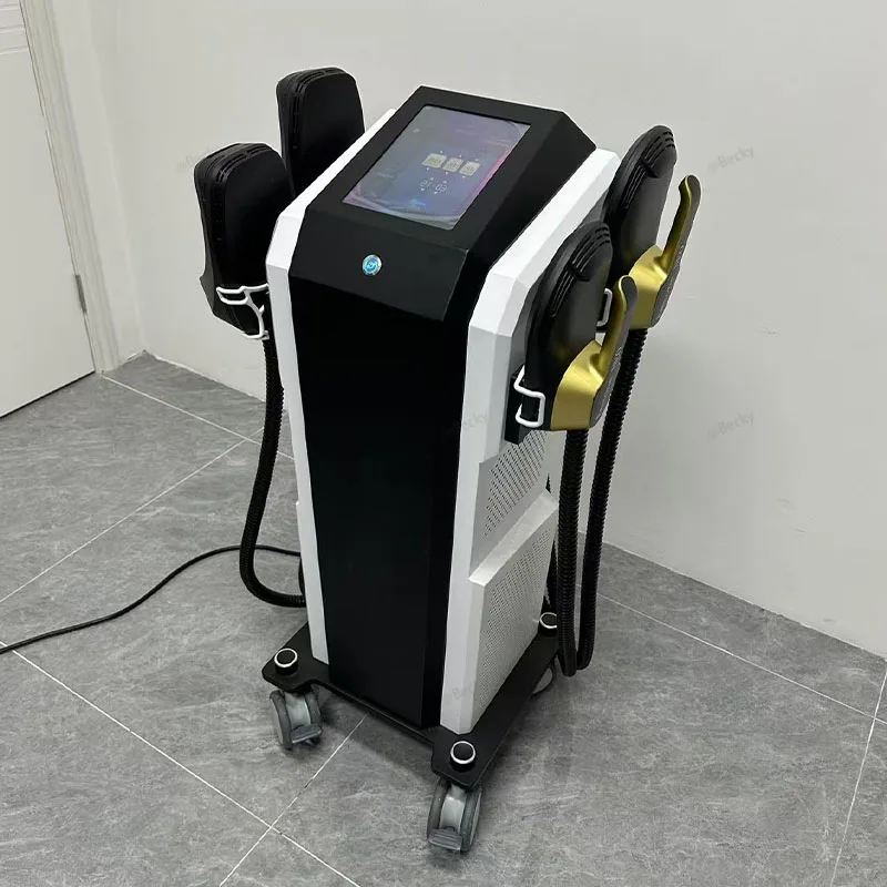 Kekuatan Besar Profesional Pembakar Lemak Penghilang Selulit 6500W Mesin Pemahat EMS Memahat 15 Mesin Tesla RF EMS