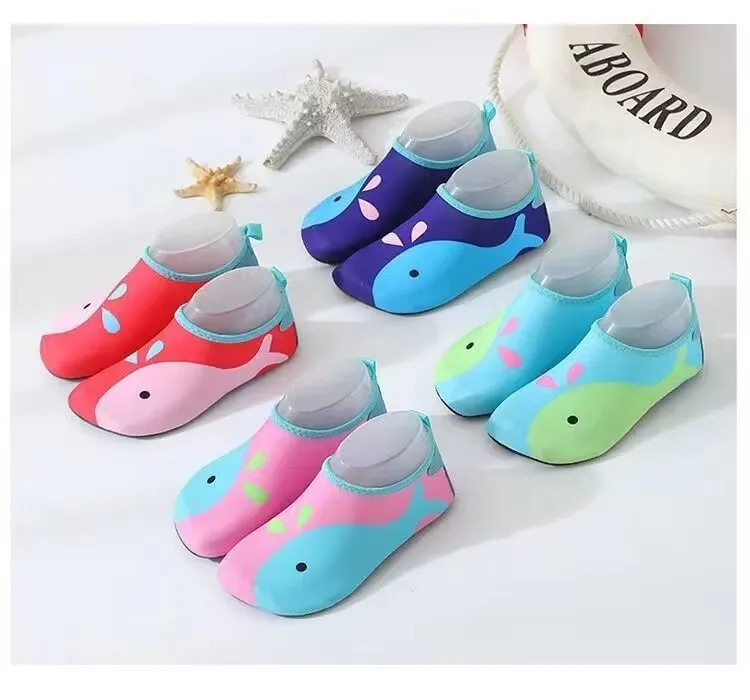 Children Beach Shoes Baby Soft Floor Indoor Slipper Snorkeling Swim Socks Boys And Girls Anti-slip Home Barefoot Kids Slippers