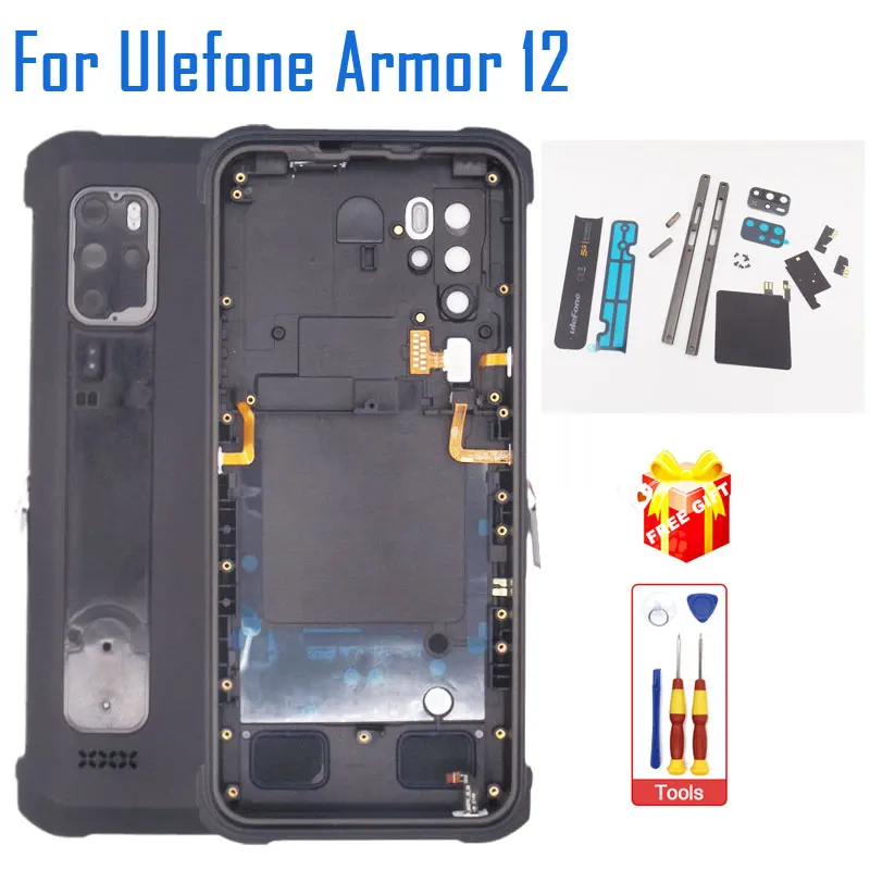 

Battery Cover BackCover Original Housing Lens Fingerprint Button NFC Antenna Repair Replacement Accessories For Ulefone Armor 12