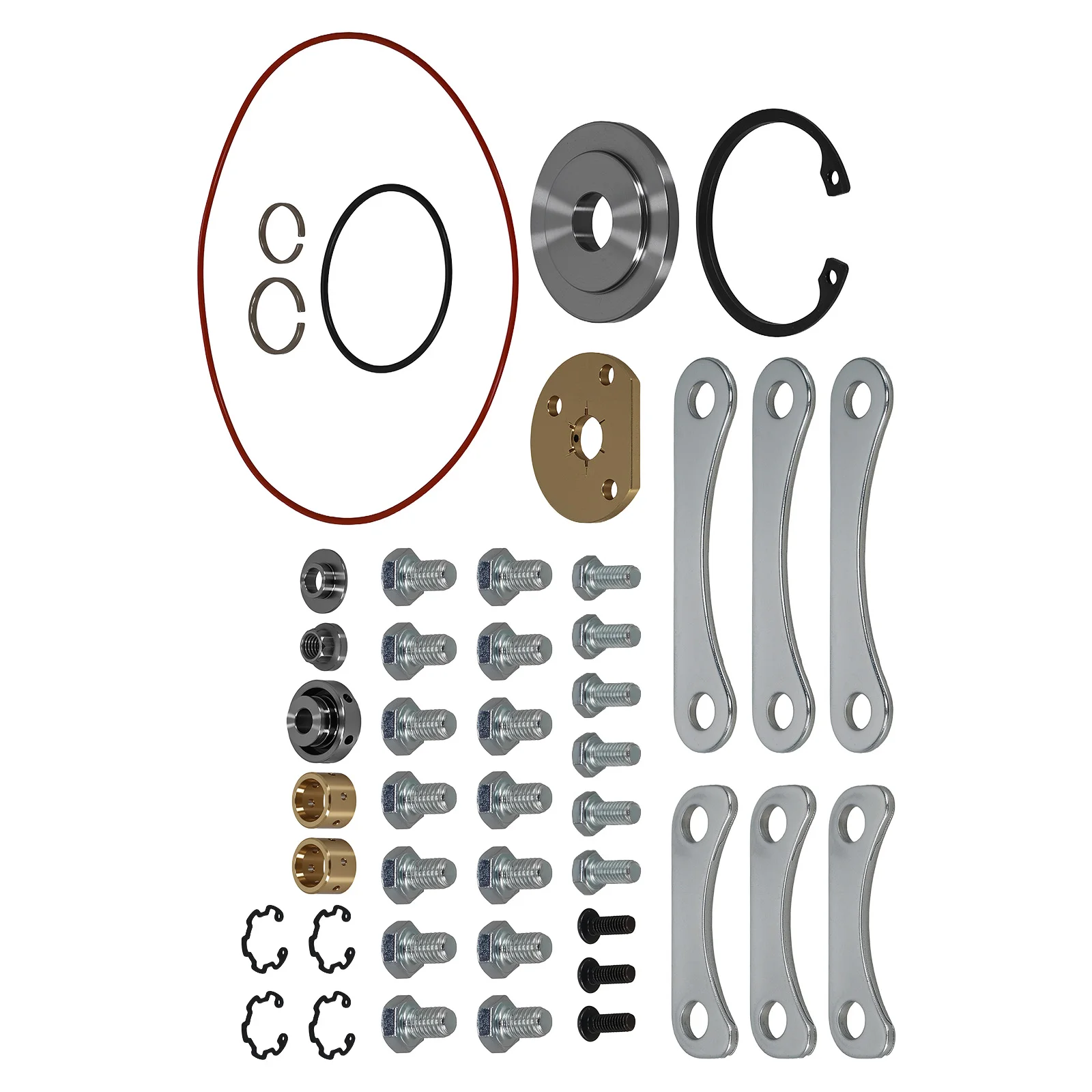 Upgraded 360 Degree Thrust Bearing Turbo Rebuild Kit For GT35 GT3582 Turbocharger