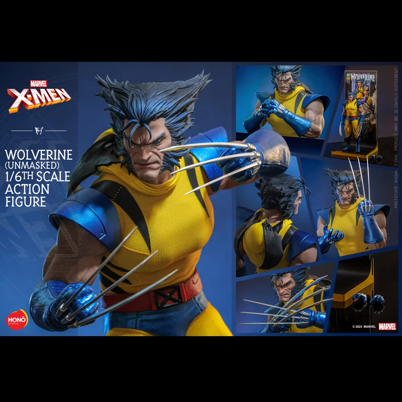 

In Stock Original HOTTOYS HT Hono Studio HS06 X-Men Wolverine Maskless Comic Version 1/6th Scale Action Figure Collectible Toy