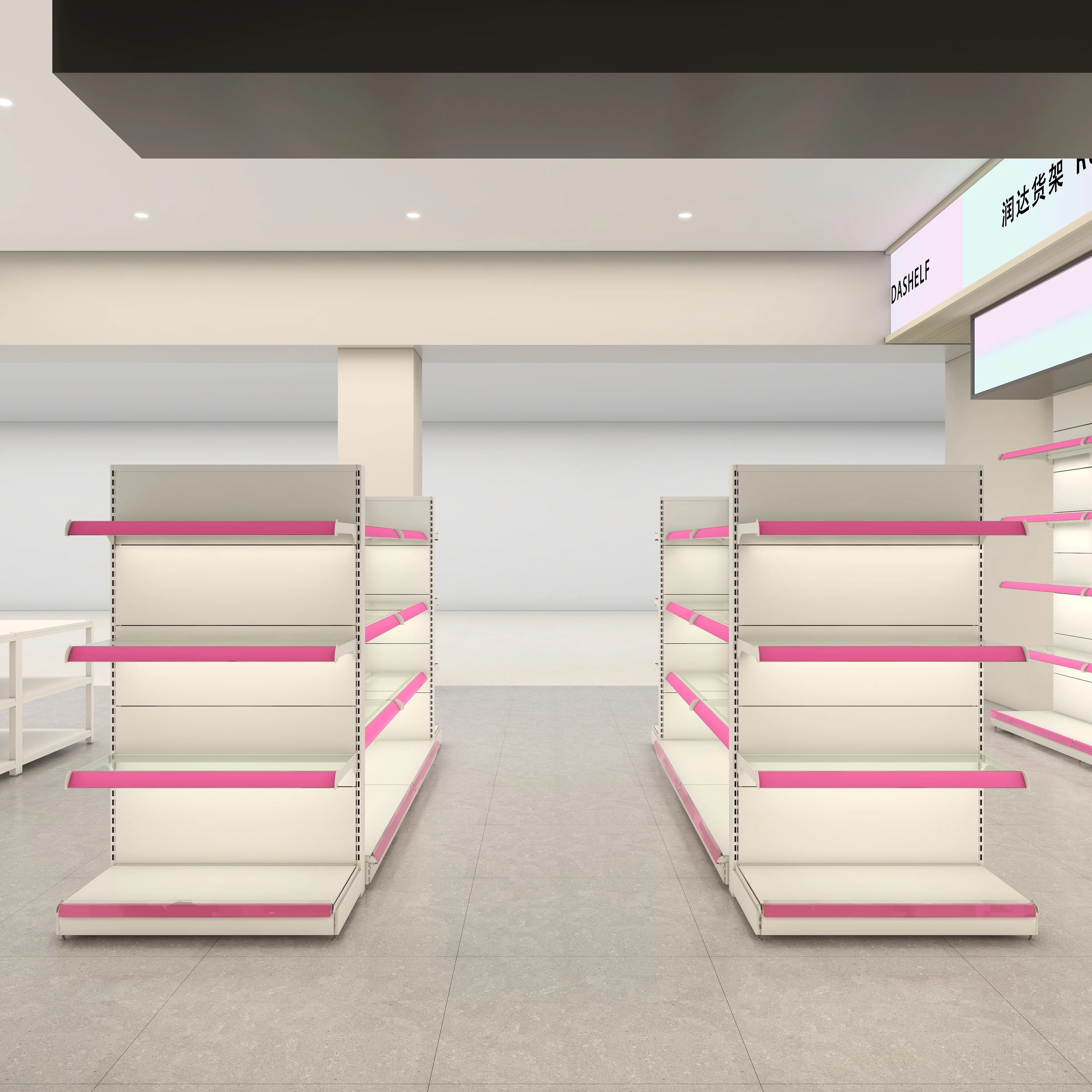 Store Rack Easy to Assemble Supermarket Shelving Systems Supermarket Shelving for Efficient Product Display Custom Size