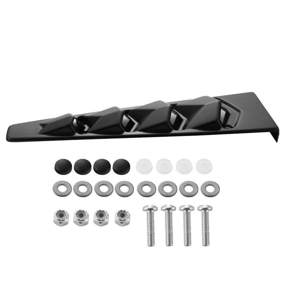 1 Piece Black ABS Hood Vent Louver Air Cooling Panel Trim For Polaris Slingshot 2015‑2025 Exterior Decorative Part