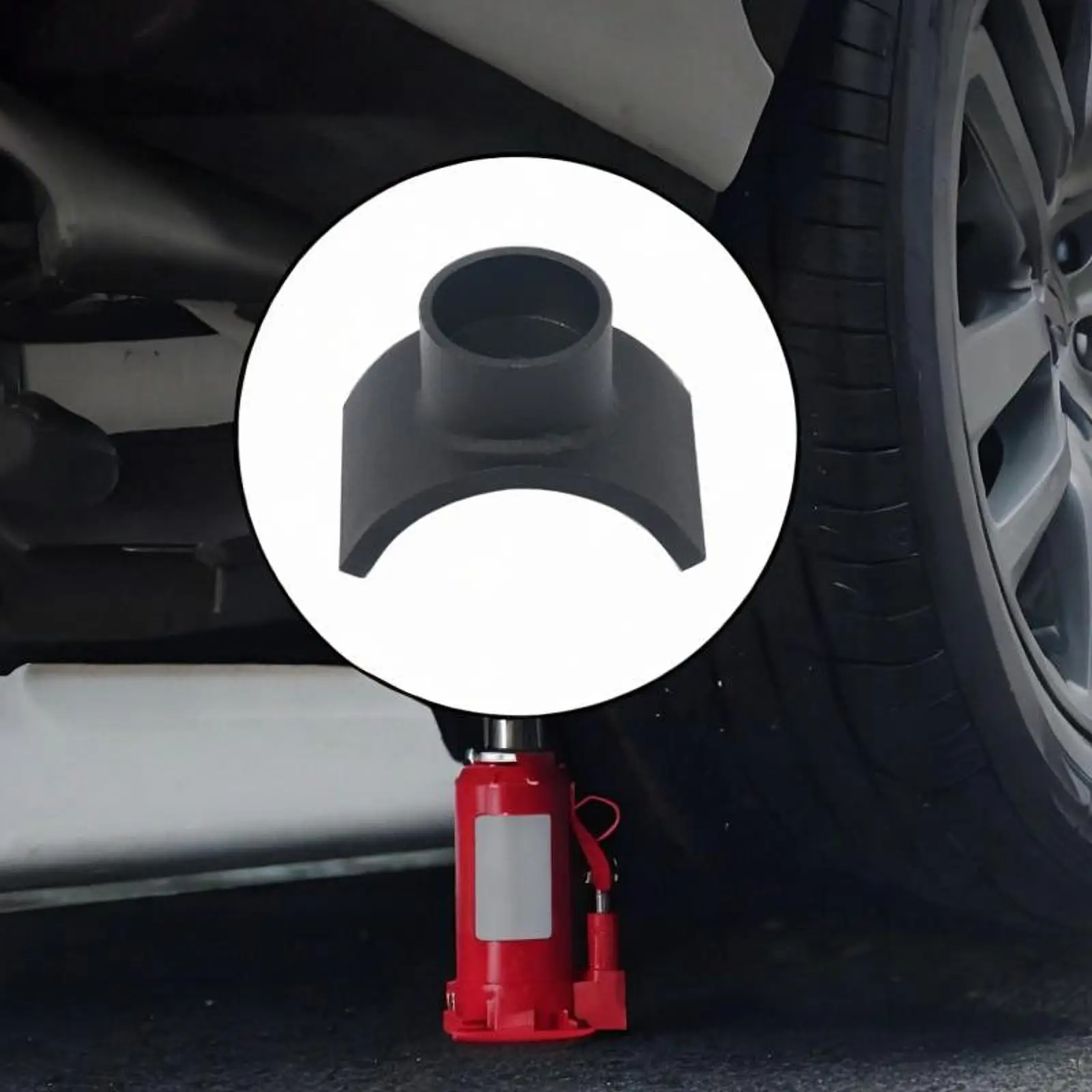 

Axle Saddle Adapter Iron Jack Lift Platform Reinforced Stability Round Square Tube for Hydraulic Car Jack 3 Ton Automotive Tool