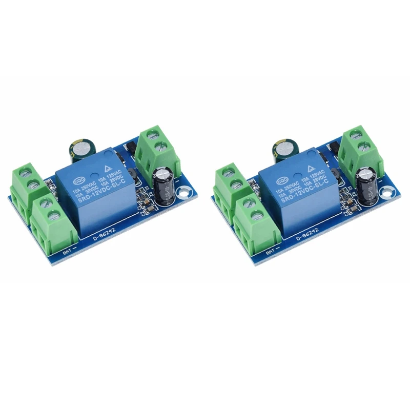 2X YX-X804 Power-OFF Protection Module Automatic Switching Controller Board DC12V-48V Emergency Conversion Module