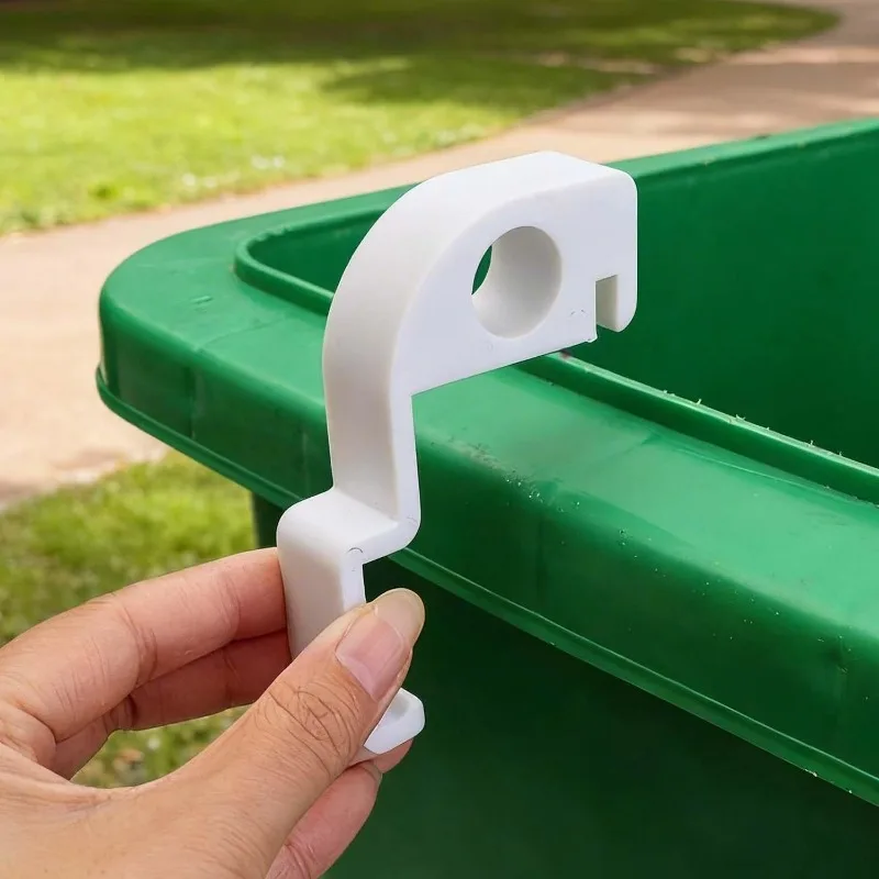 Trash Bin Ventilation Clip Anti-Pest Anti-Odor Rubbish Bin Cover Support Clip Improves Air Circulation Reduces Unpleasant Smells