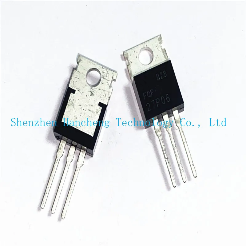 (10PCS-50PCS) FQP27P06 27P06 TO220 NEW CHIP IC