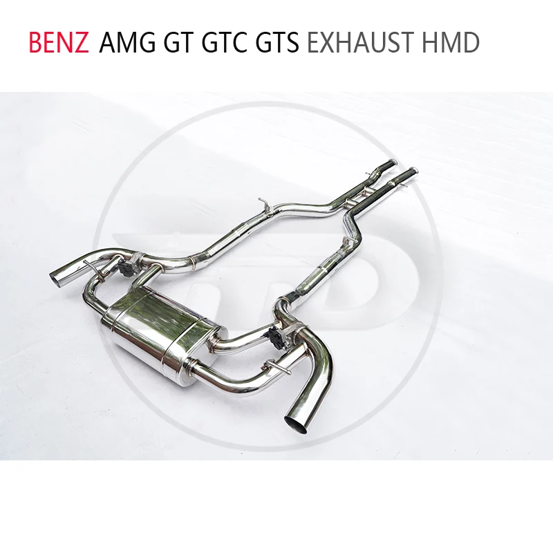 

HMD Car Accessories Stainless Steel Exhaust System Catback for Mercedes Benz AMG GTC GTS GT50 Car Electronic Valve Muffler