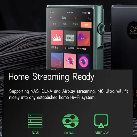 SHANLING M6 अल्ट्रा MP3 प्लेयर पोर्टेबल म्यूजिक प्लेयर HIFI हाई-रेज़ ऑडियो MP3 प्लेयर ब्लूटूथ 5.0 ओपन एंड्रॉइड 10 3.5 मिमी 4.4 मिमी आउटपुट 6 best sales शांलिंग एम6 अल्ट्रा - №1