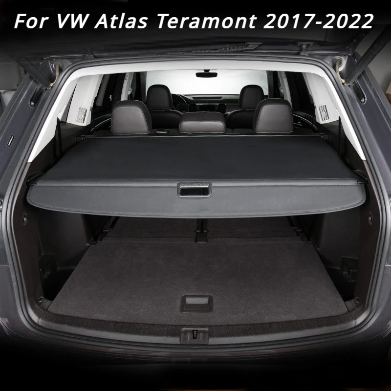 

Rear Cargo Cover for Volkswagen VW Atlas Teramont 2017-2022 Privacy Trunk Screen Security Shield Shade Accessories Car Organizer