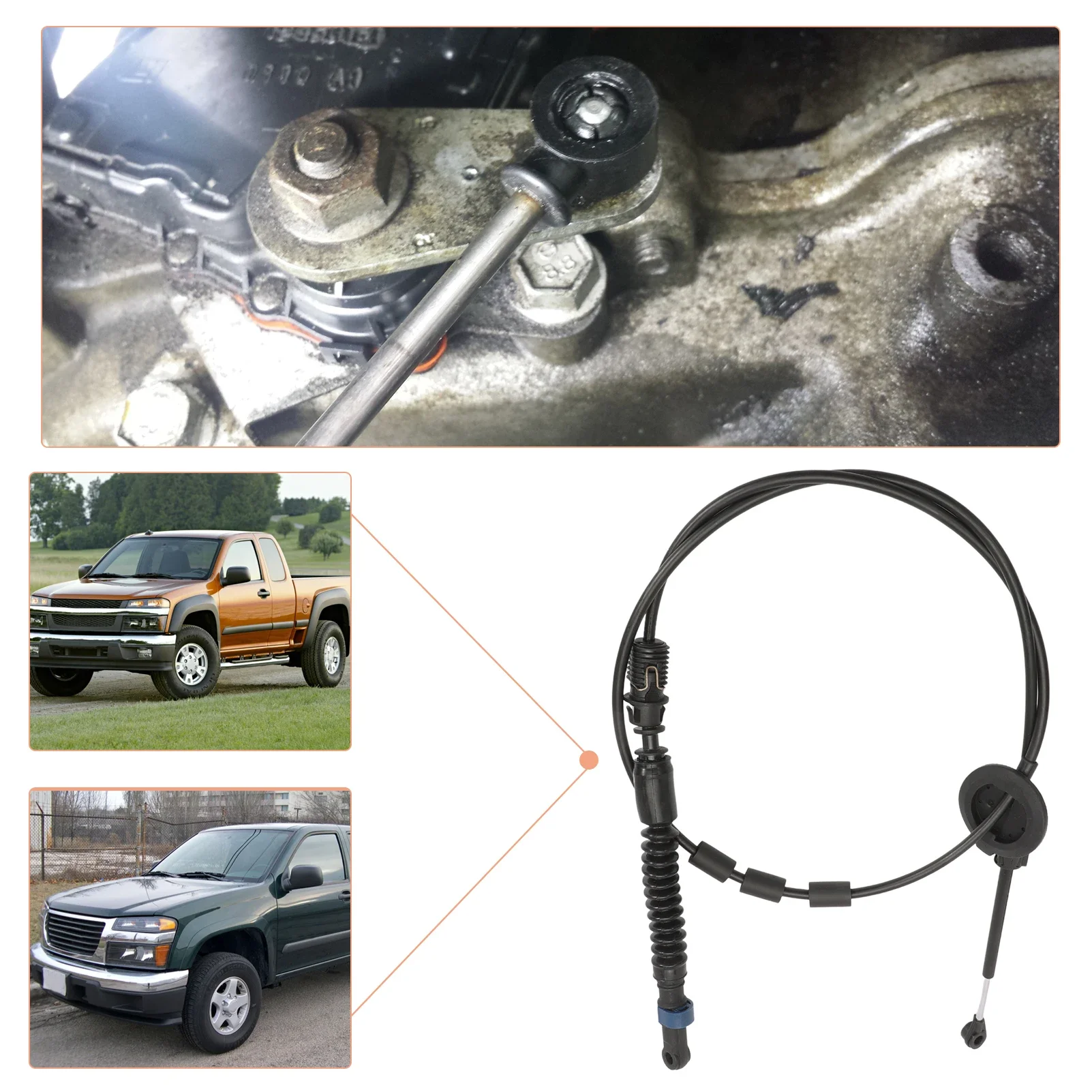 

Трос переключения автоматической коробки передач 25800701 Совместим с Chevrolet Colorado 2004-2008 GMC Canyon 2004-2008 гг.