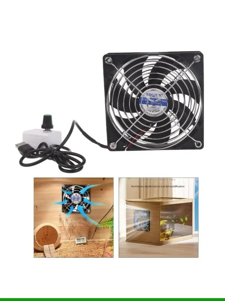 U55C 120mm Fan Adjustable 5V USB Powered 120mm Case Fan 2000PRM Gaming Fan Portable Cooling Fan Suitable for Tablet