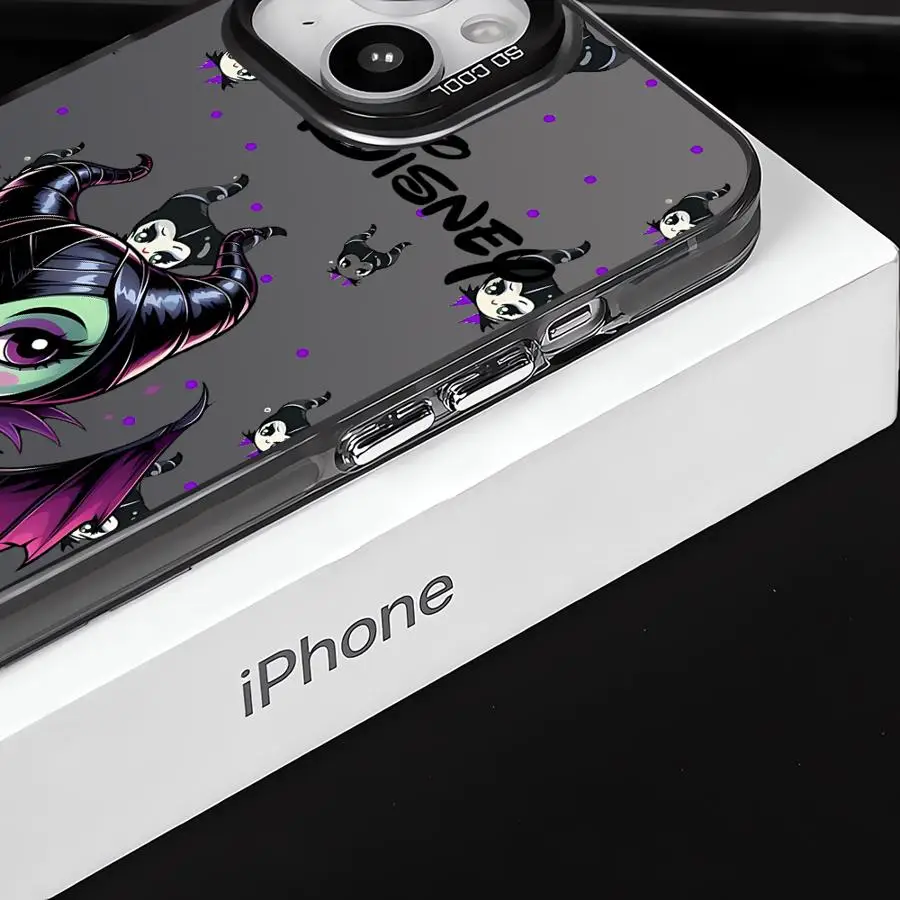 Disney Poison Queen Wish Phone Case for Apple iPhone 16 11 13 15 Pro 12 14 16 ProMax 13 12 15 14 Plus Hard PC Capa Cover