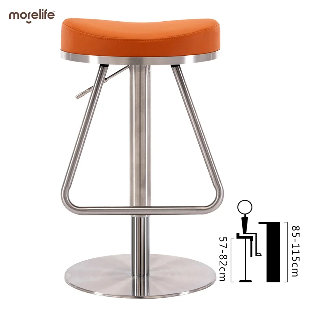 

Bar Chairs Adjustable Height Stool Stainless Steel Frame Bar Kitchen Construction Stools Kitchen Bar Chair 인더스트리얼 가구 كرسي