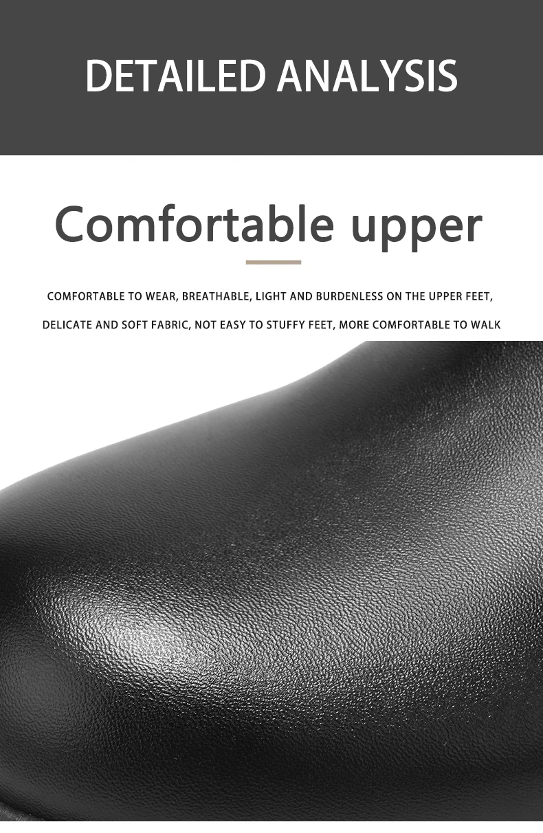 Herren-High-Top-Stiefel, Herrenschuhe, mittelhohe Schaftform, bequemes Innenfutter, modisches Obermaterial, guter Halt, große Größen, geeignet für den Innenbereich. – Detail 5