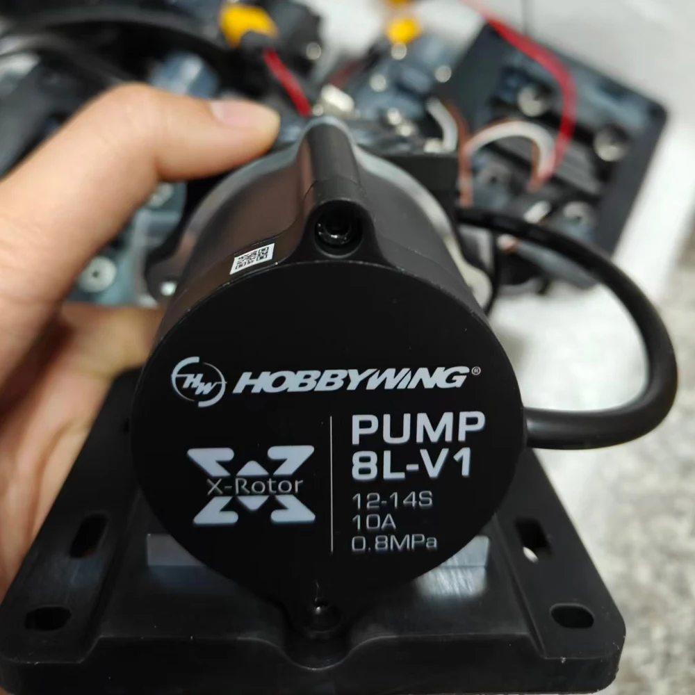 Hobbywing Combo Pump 8L Brushless Water Pump 10A 14S V1 Sprayer Diaphragm Pump for Plant Agriculture UAV Drone
