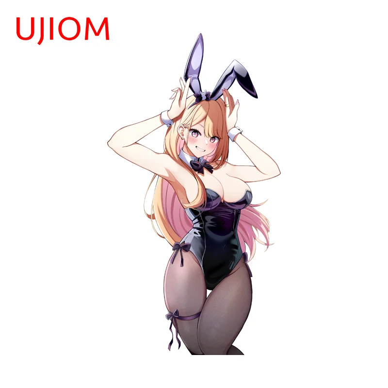 UJIOM Marin Kitagawa Pretty Kimono Anime Figure Wall Sticker Enchanting Sunscreen Picture Decal Artistic Wallpaper Home Decor