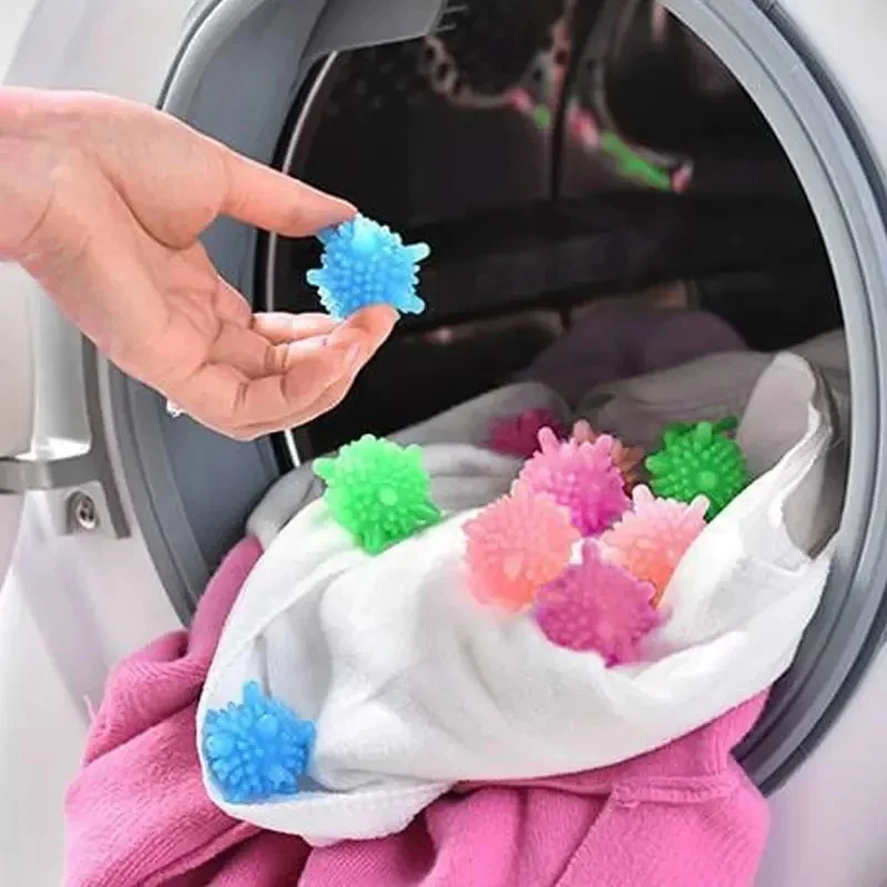 5/15/35pcs Laundry Balls Stain Removal Cleaning Antitangle Washing Machine Magic Stain Removal Solid Friction Wash Ball