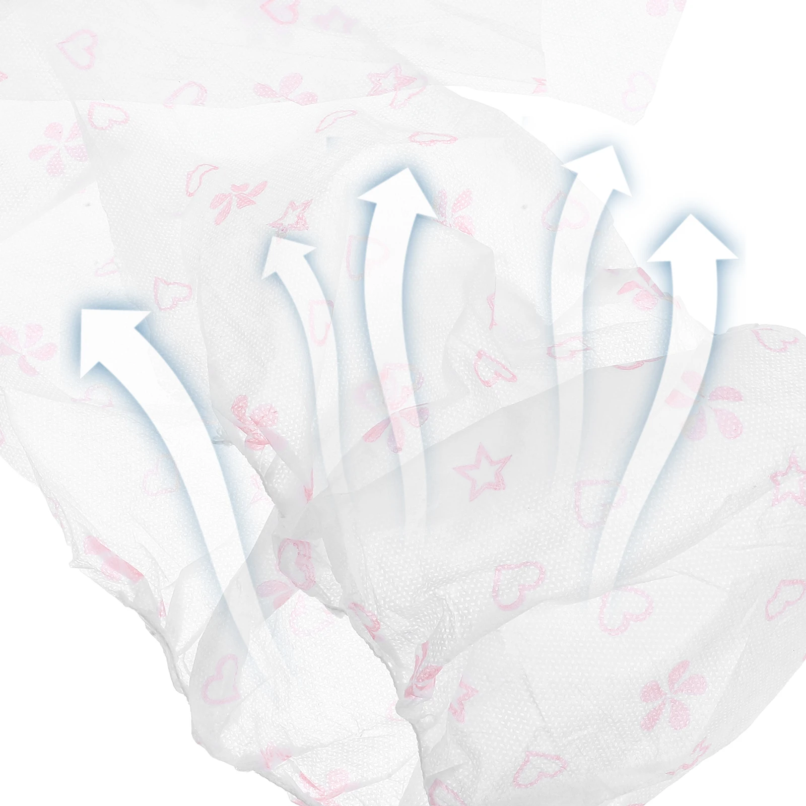 20 قطعة حمالات الصدر القابل للتصرف النساء لينة غير المنسوجة النسيج تنفس سبا السفر صالون تجميل ساونا مطبوعة أنيق العصابة حمالات الصدر #4