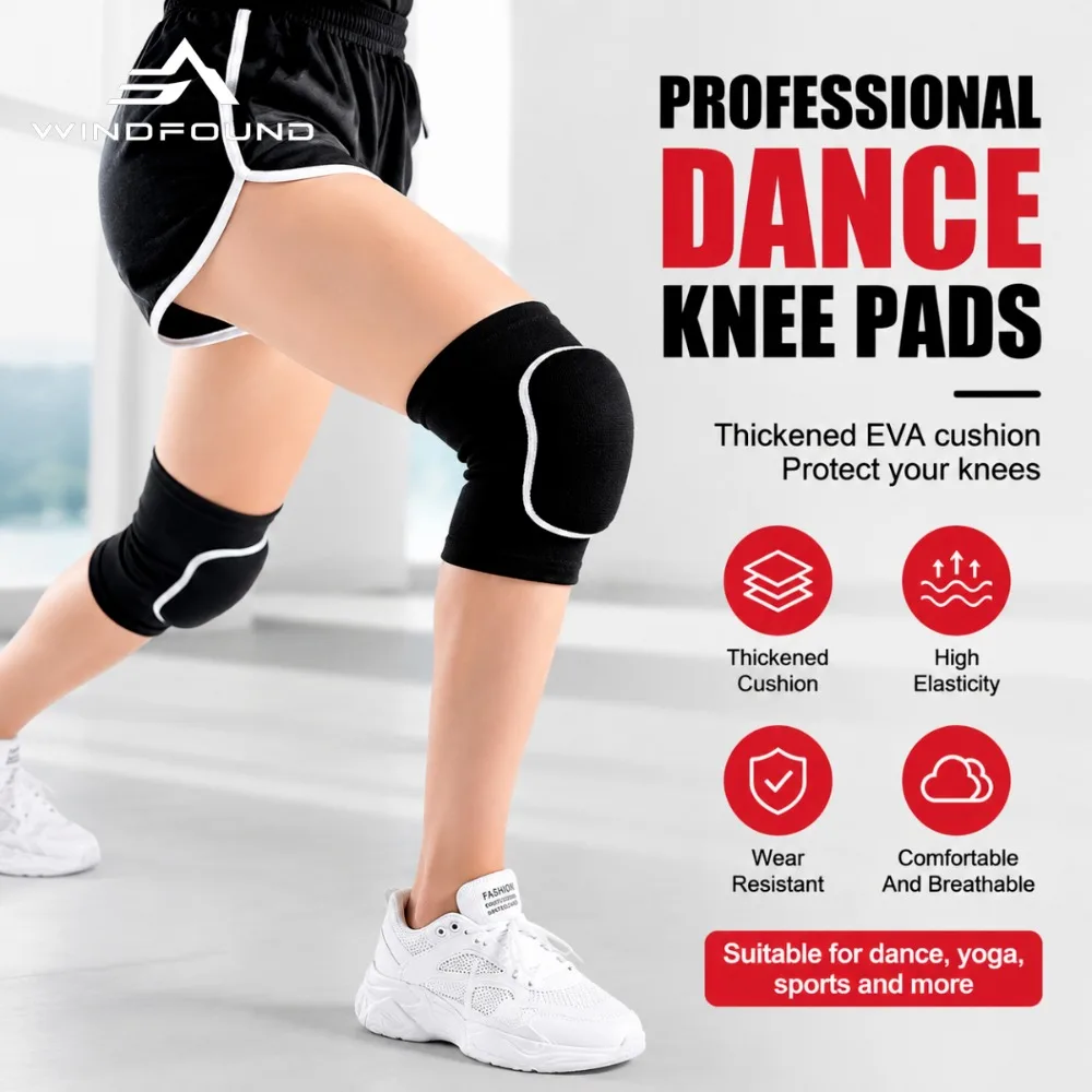 Thickened Anti-collision Foam Knee Pads for Dance Yoga Street Dance and Volleyball—an Athletic Essential