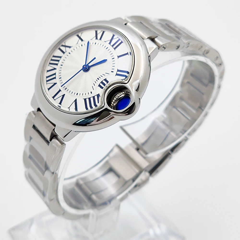 ساعة بالون اعتراف للنساء 2025 ساعة نسائية كلاسيكية بإبرة زرقاء جديدة هدية ذات ملمس راقي للفتيات