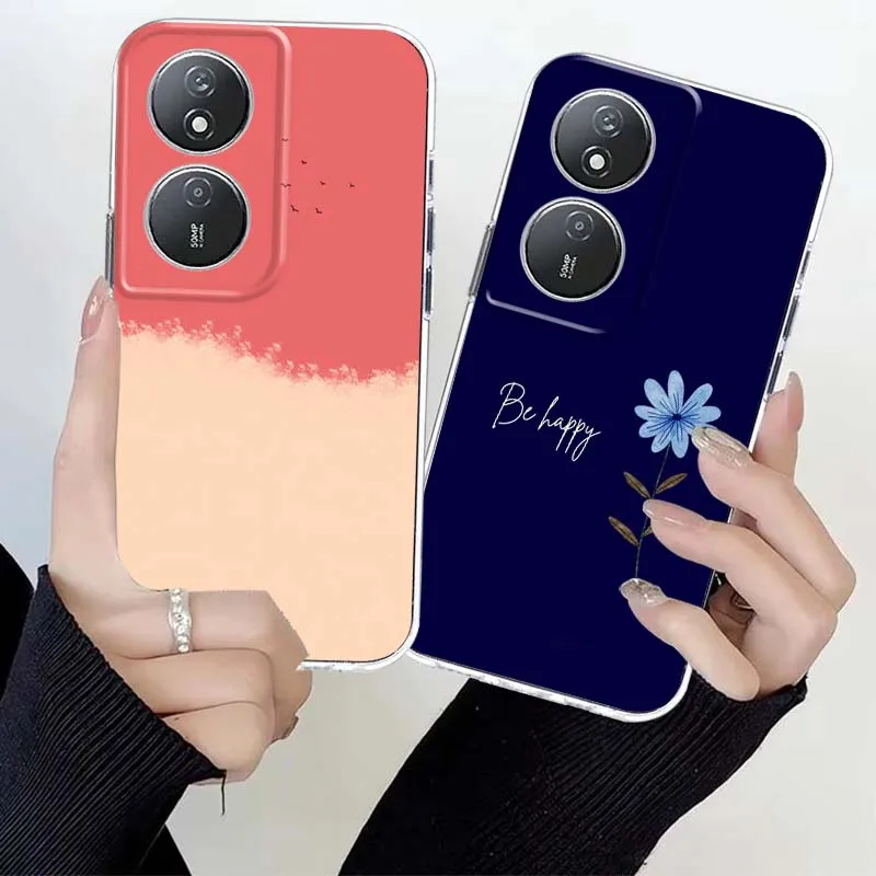 Capa de Telefone Happy Sunset Color Edition para Honor Magic 8 7 6 5 4 3 400 200 100 90 80 70 50 9X Pro Flat GT Smart Lite