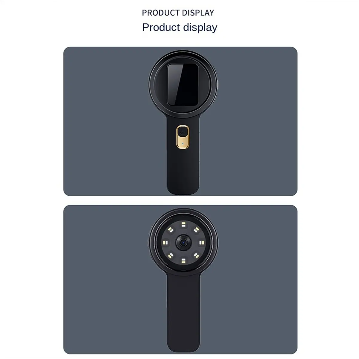 DT77 Type-C Handheld Digital High-Definition Microscope Jewelry Magnifying Glass for Identification Maintenance White
