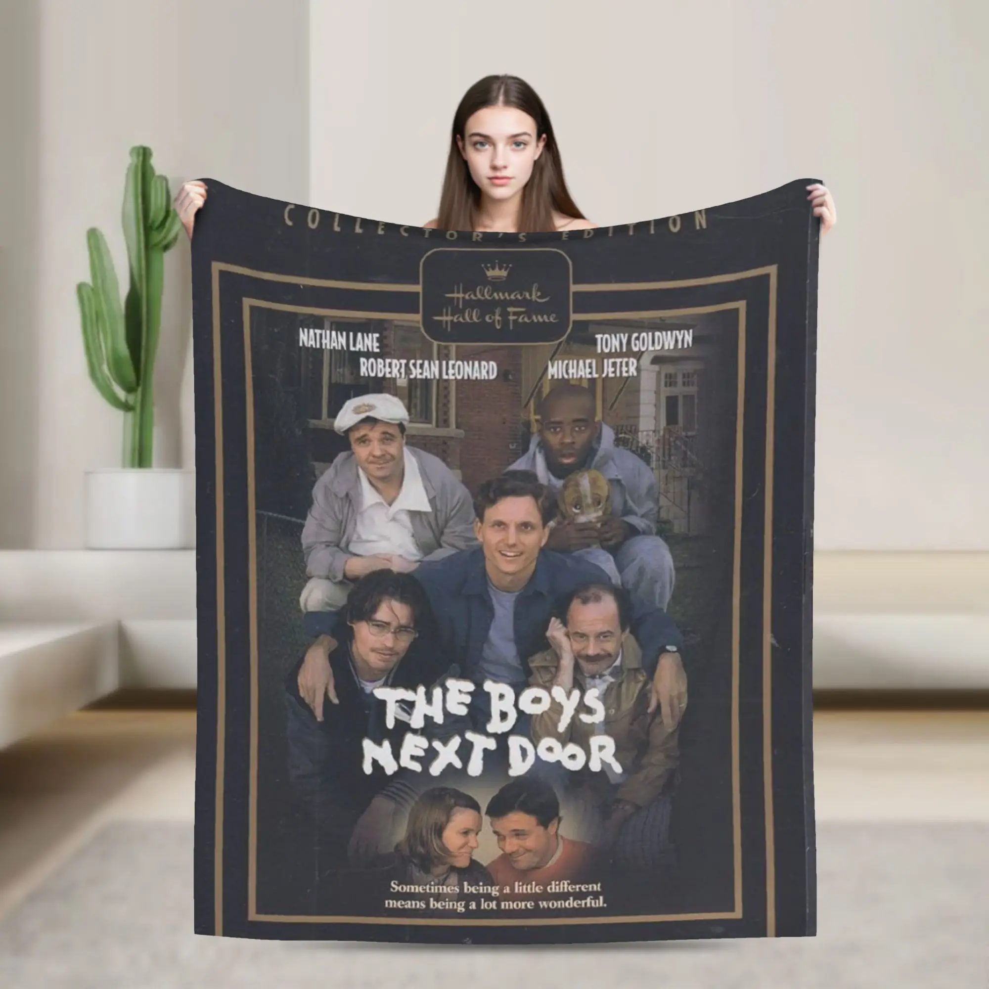 Manta Suave de la Película The Boy Next Door, Manta de Felpa para Viajes y Oficina, Cubrecama con Patrón para Sofá, Silla, Cama, Cubrecama de Franela