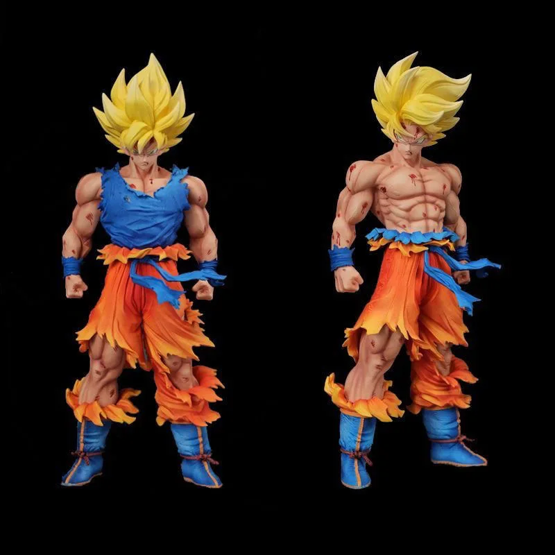 

32 см Dragon Ball Z Рисунок Гоку Аниме Фигурки Супер Сайян 2 Gk Фигурки Гоку ПВХ Модель Игрушки Кукла Коллекционные Подарки Мальчика