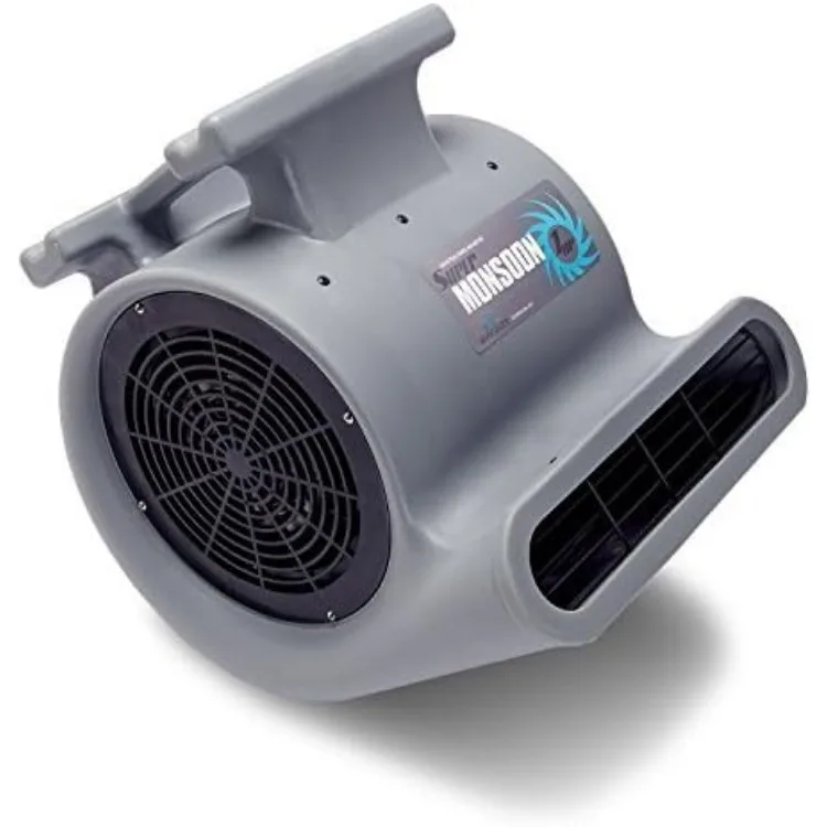 Profissional Tapete Cleaner, Janitoral Piso Secador Serviços, Air Mover Ventilador, CE Certified, SA-SM-1HP-GY, 1 HP