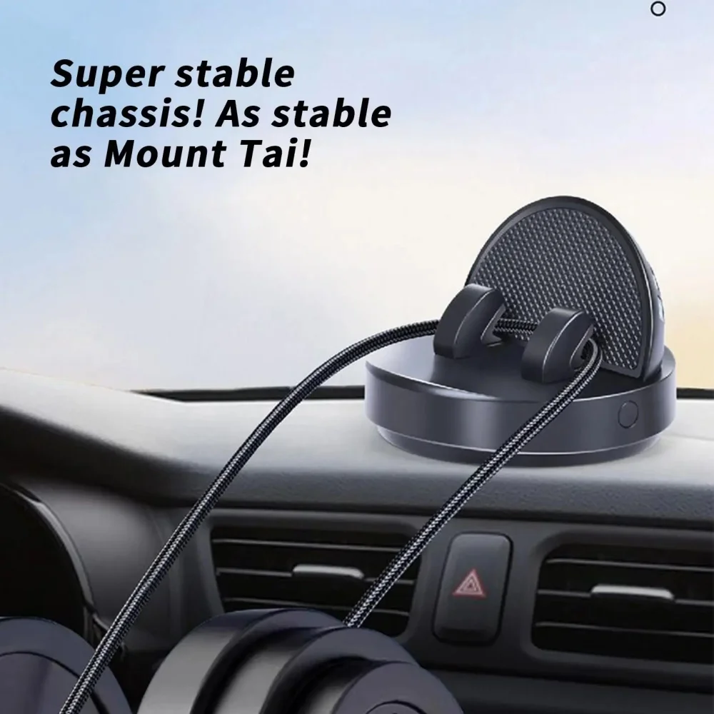 360° Rotatable Stand GPS Car Navigation Cell Phone Holder 2 in 1 Temporary Car Parking Card Phone Number Universal Phone Holder - view 3