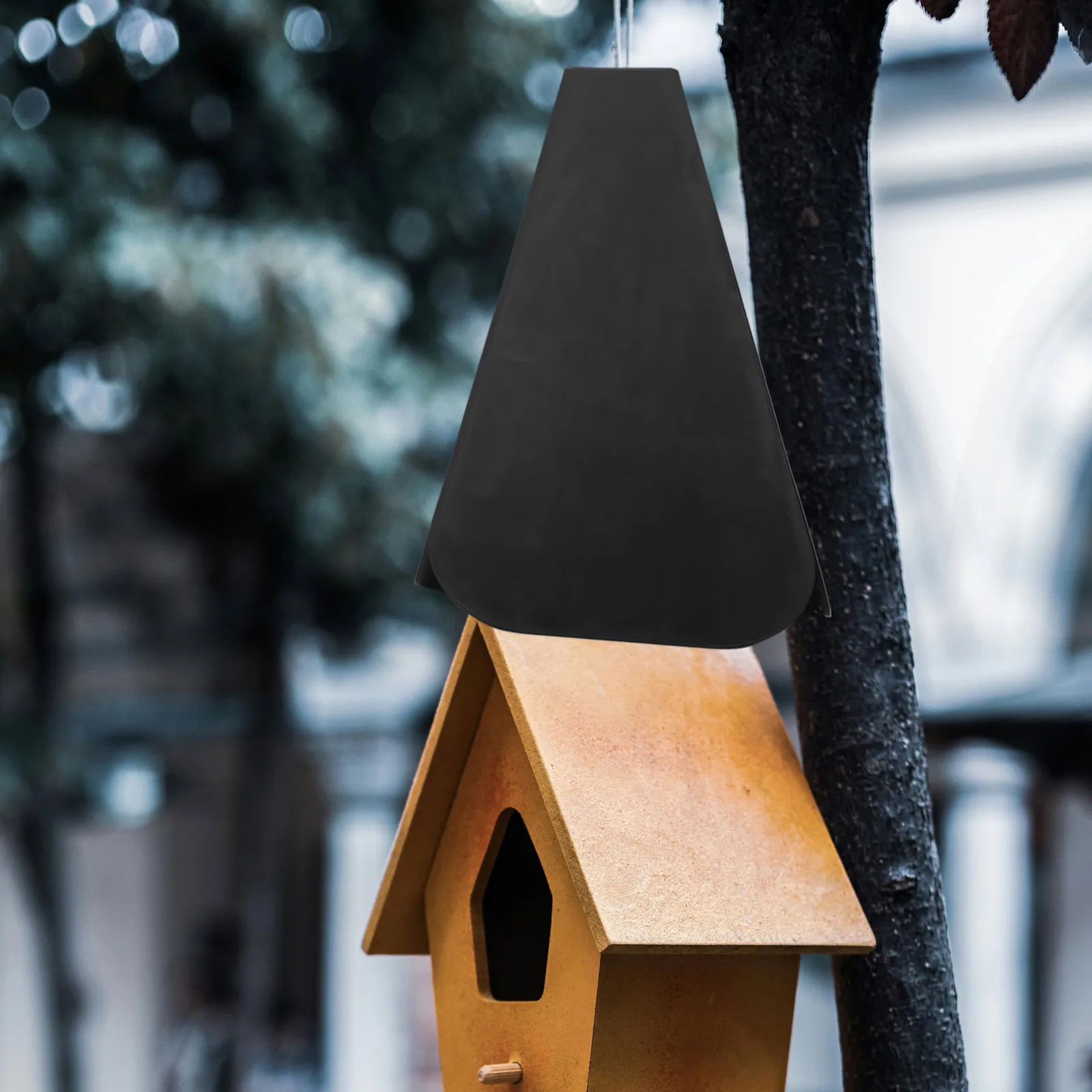 

Anti-squirrel Partitions Bird Feeder Shield Protector Outdoor Baffles Abs Deterrent Cover Weather