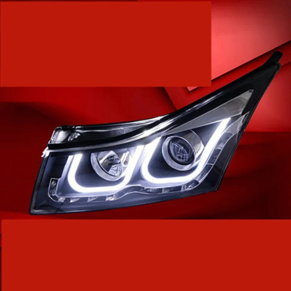 For Chevrolet Cruze 2009-14 headlight assembly DRL daytime running light car accessories accesorios para auto