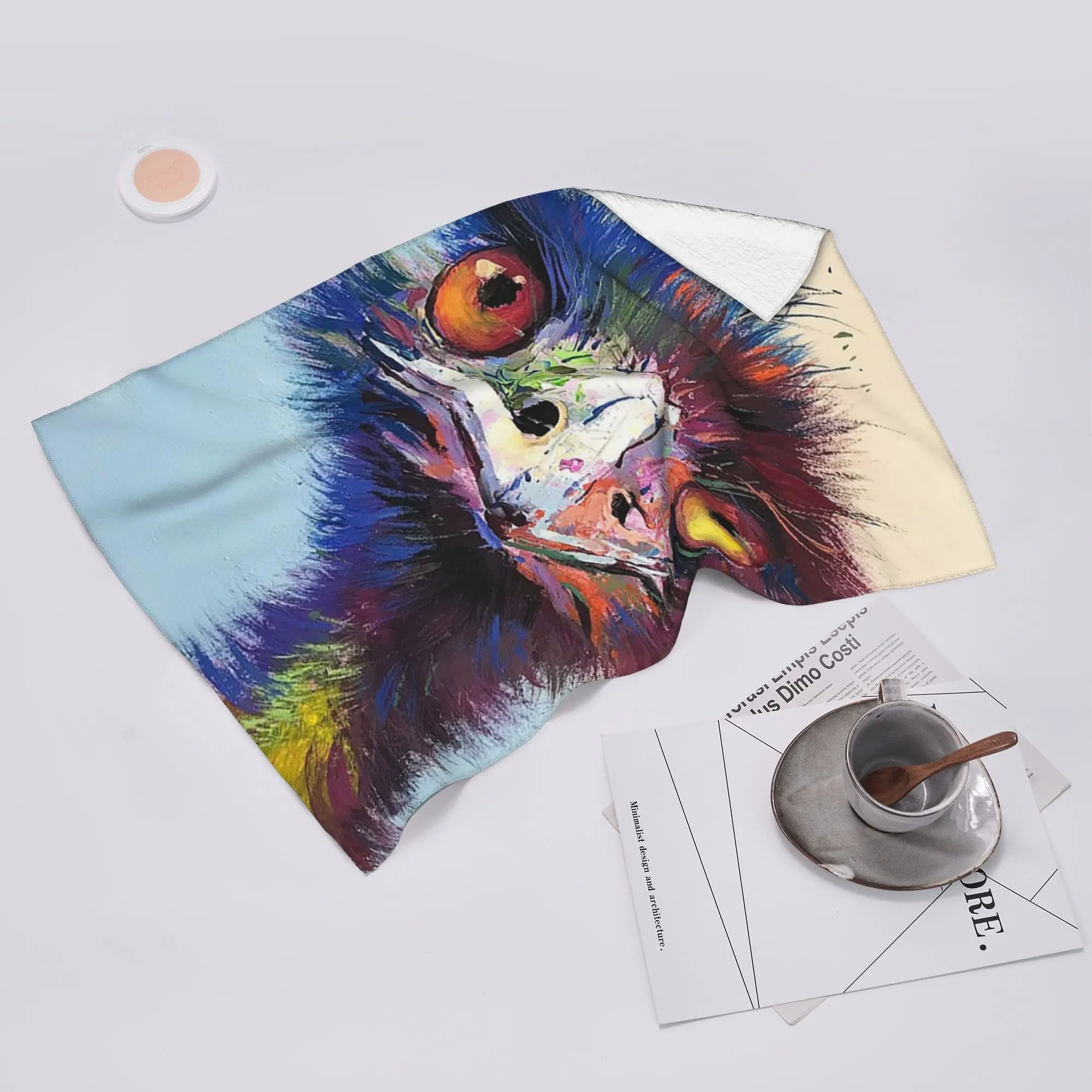 Custom Australian Emu - 74 Soft Face Towel Quick Dry Pool Bath Cotton Towels Absorbent Quick