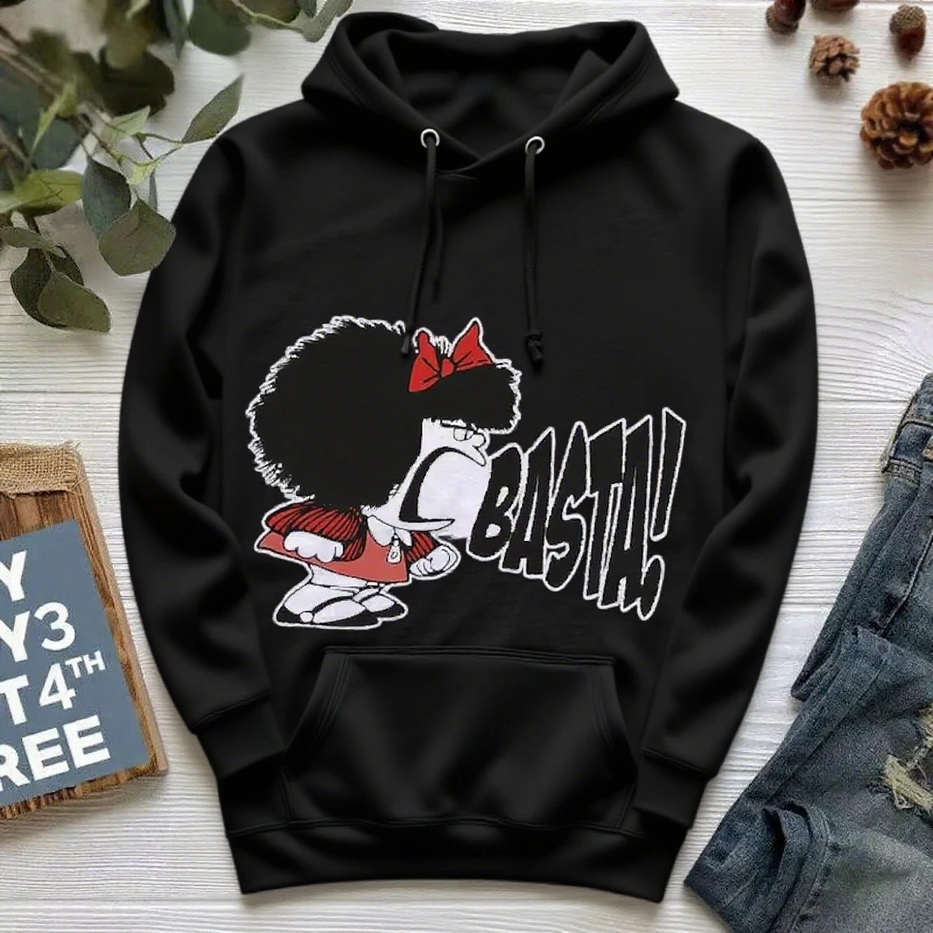 

Fun Cartoon Graphic Printing Autumn and Winter Pure Cotton Men's and Women's Hoodies Casual Outdoor Street Sports Training Brand