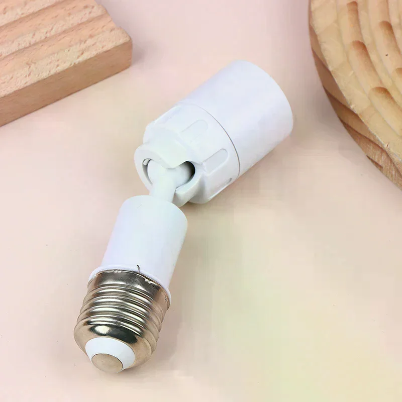 Universal E27 to E27 LED Bulb Socket Extender Adapter 360° Rotatable Adjustable Light Bulb Base Fixture
