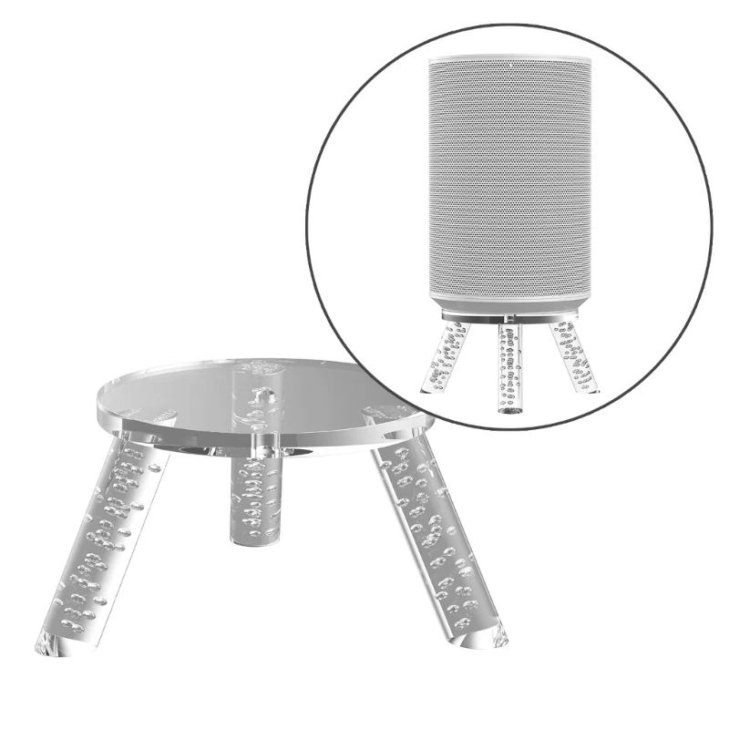 Y1UB Durable Speaker Stands for Era100 Speaker Desktop Bracket Speaker Holder Environmentally Friendly Acrylic Material