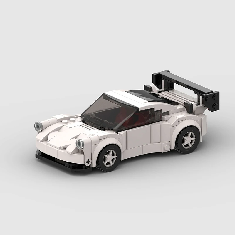 

Racing car moc compatible with LEGO building block model puzzle DIY puzzle building children's toys