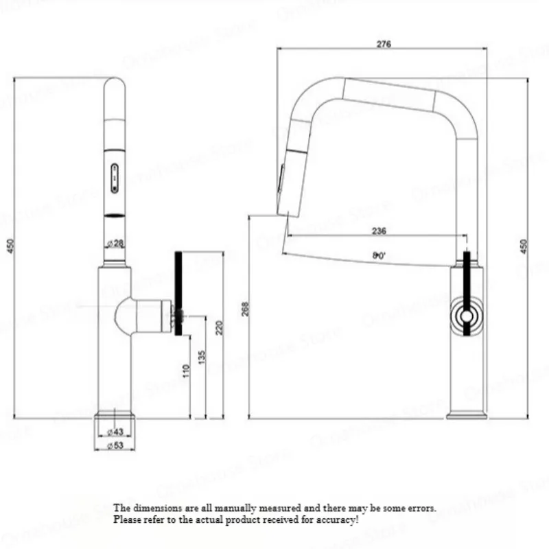 صنبور المطبخ المصقول باللون الذهبي الوردي بمقبض واحد، صنابير صمام السيراميك الأساسية للمياه الساخنة والباردة، صنابير أمريكية