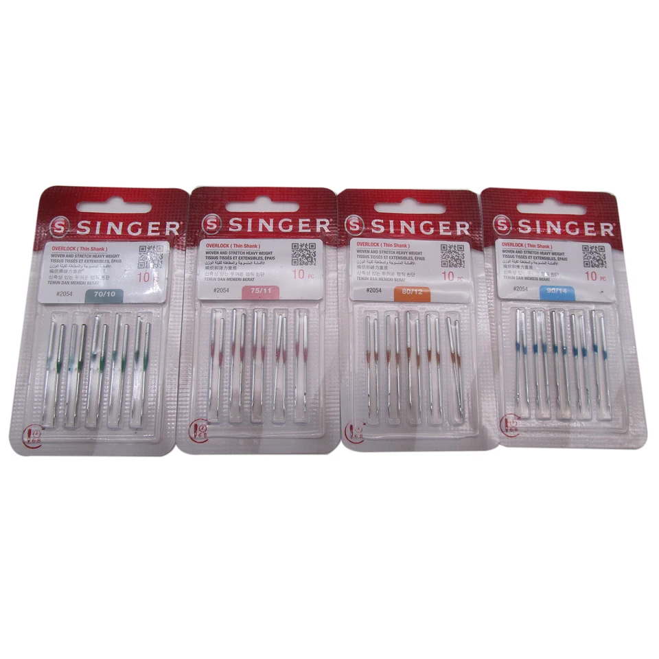Overlock Needles #2054 FOR Singer 14U12, 14U13, 14U13A, 14U23