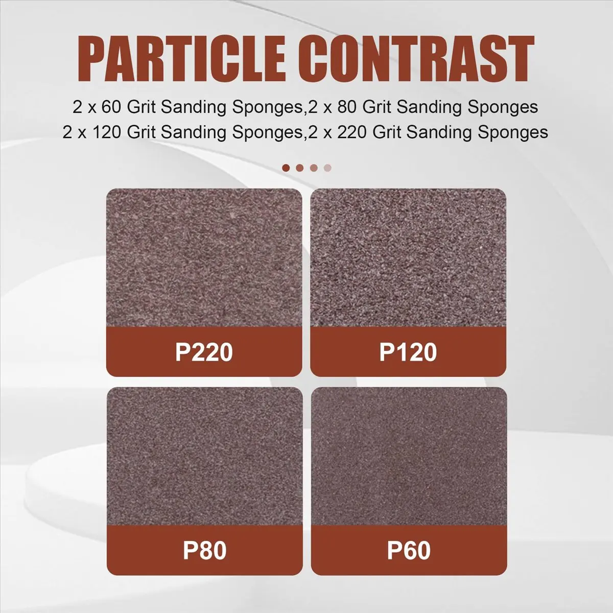 

(AIMA) 8Pack Sanding Sponges Coarse Fine Sanding Blocks in 60-220 Grits Sand Foam Sandpaper for Metal Wood Polish