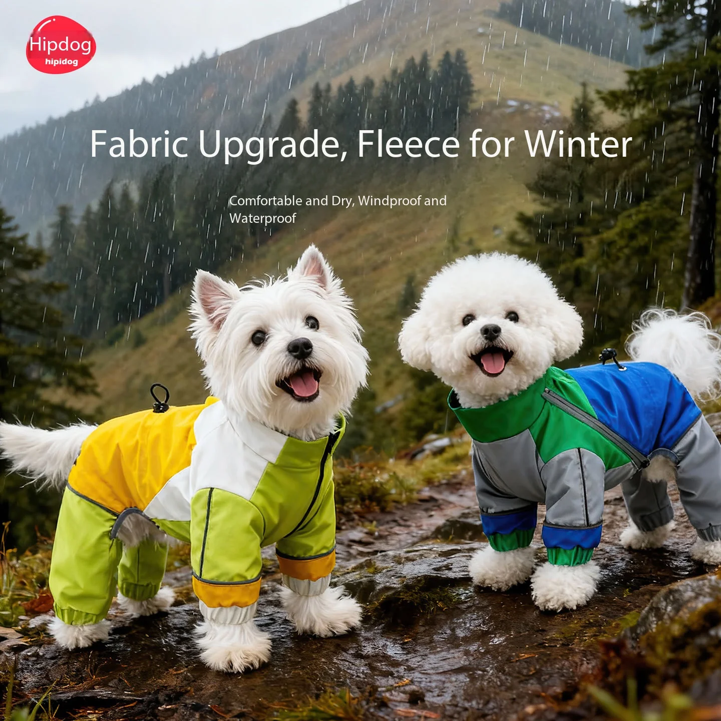 

2025 Teddy Reflective Winter Jacket Thickened Dog Clothes Warm Four-Legged Pet Down Coat with Traction Buckle