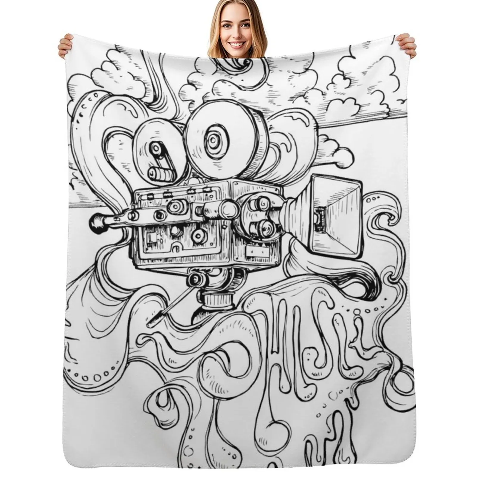 

Phish Throw Blanket Stylish Warm Blanket for Living Room Bedroom