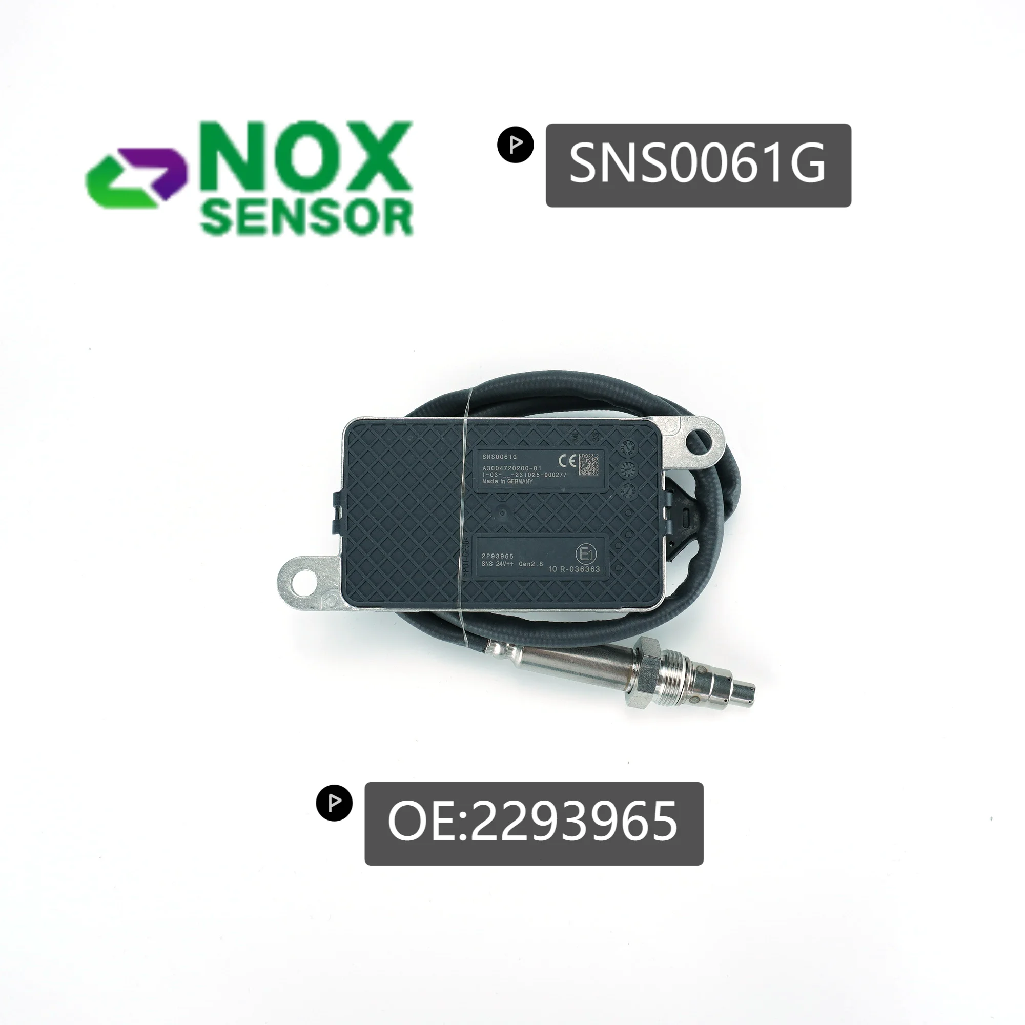 2293965 SNS0061G High Quality Nitrogen Oxygen Nox Sensor For DAF Cf Xf 13 Truck Euro 6 