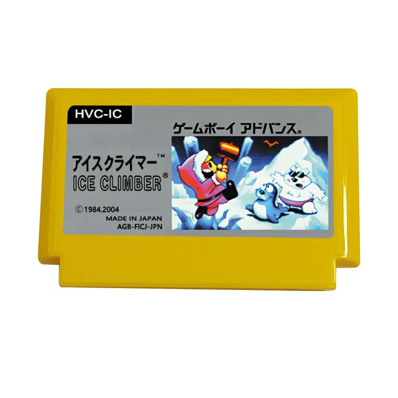 ICE-CLIMBER 8 Bit Game Cartridge For 60 Pin TV Game Console Japanese version