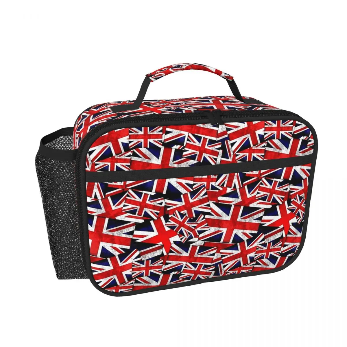 British Flag Union Jack Insulated Lunch Bag for Women Kids Leakproof Food Boxes Thermal Lunch Box Tote