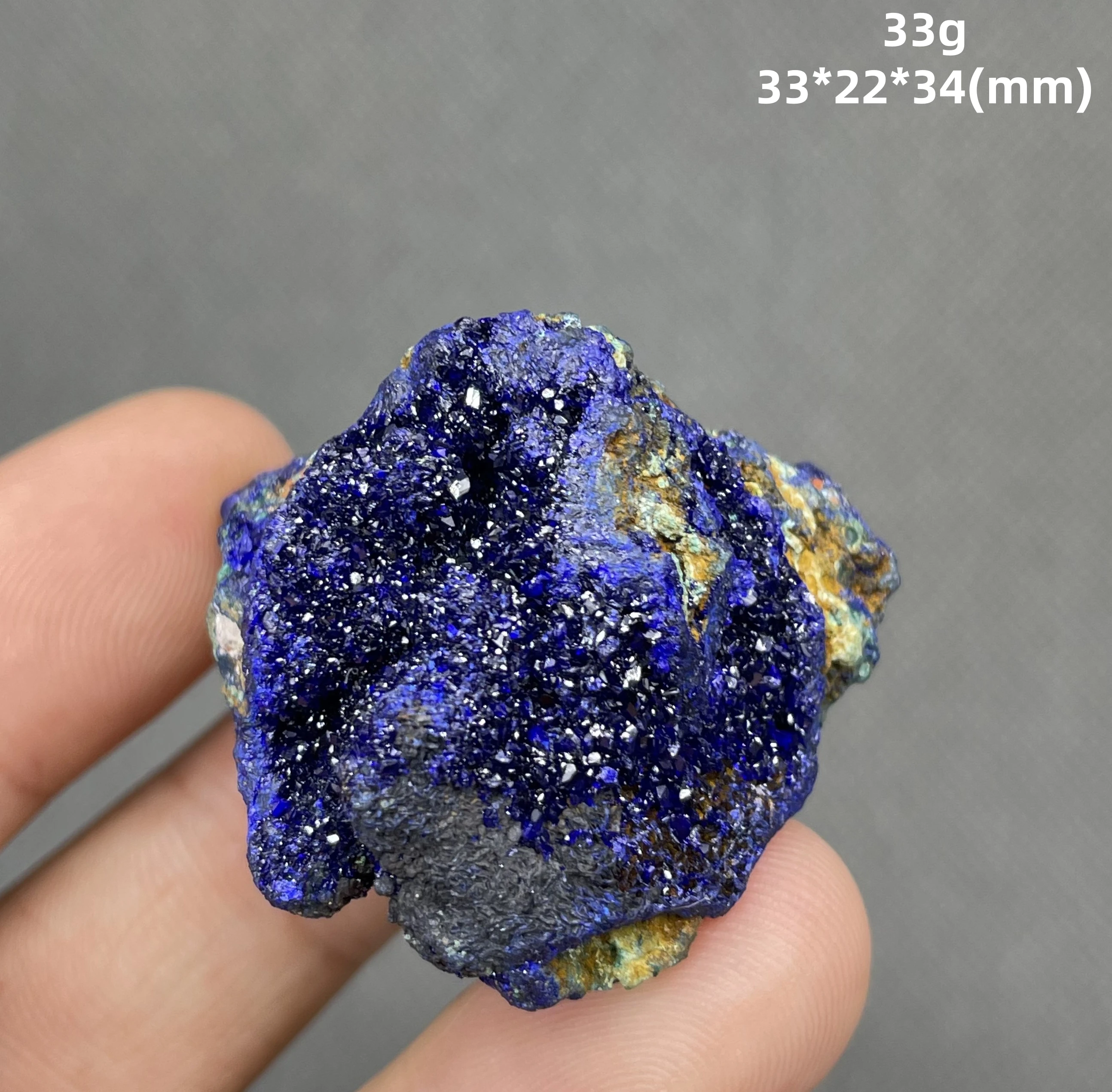 

33 g Natural Single crystal Azurite mineral crystal specimen healing from China (crystals and stones Quartz crystal stones )