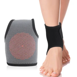 1Pcs/Pair Tourmaline Self Heating Ankle Support Magnetic Therapy Ankle Massage Belt Pad Foot Health Care Protective Sprain