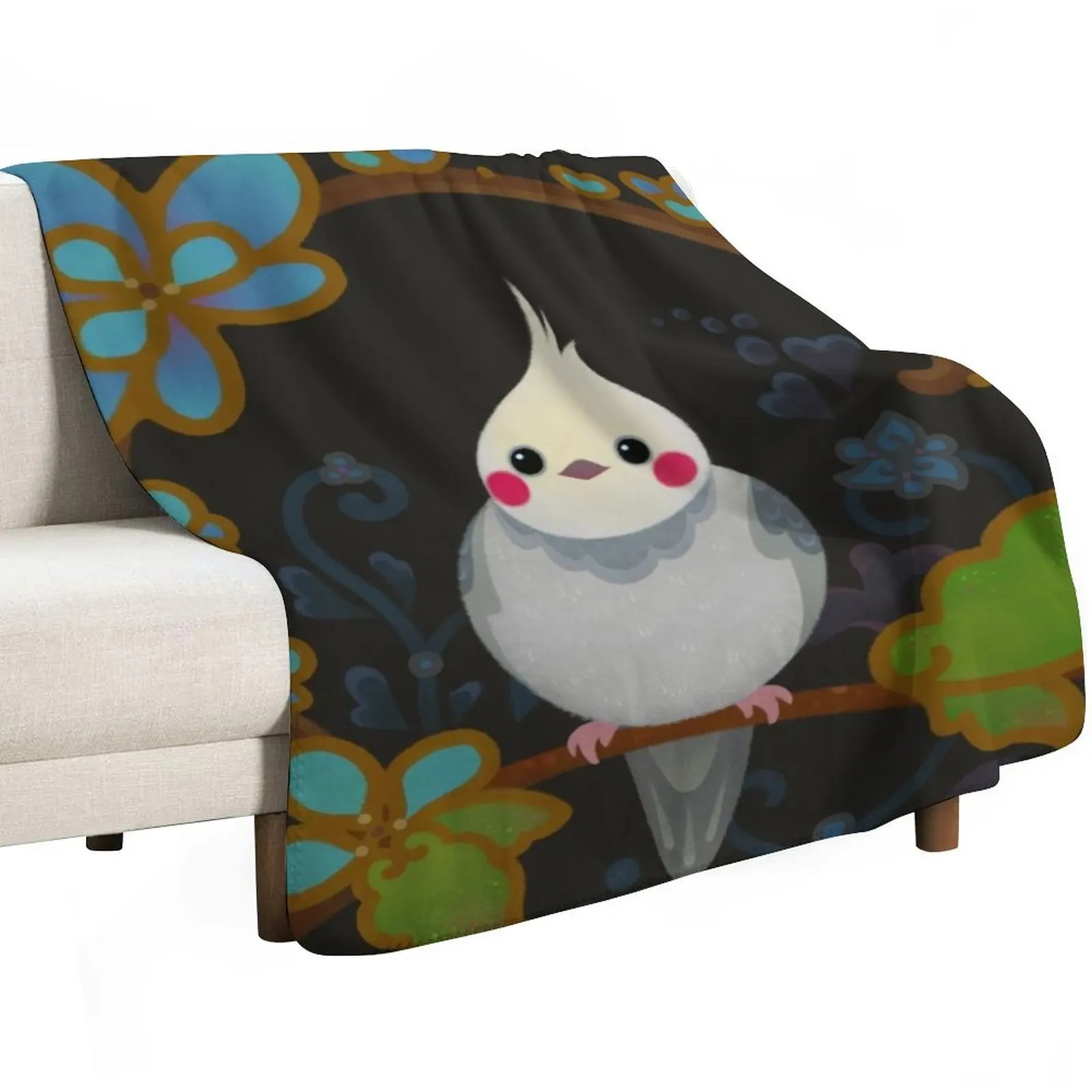 

Cockatiel Throw Blanket Luxury Throw Designers wednesday Blankets