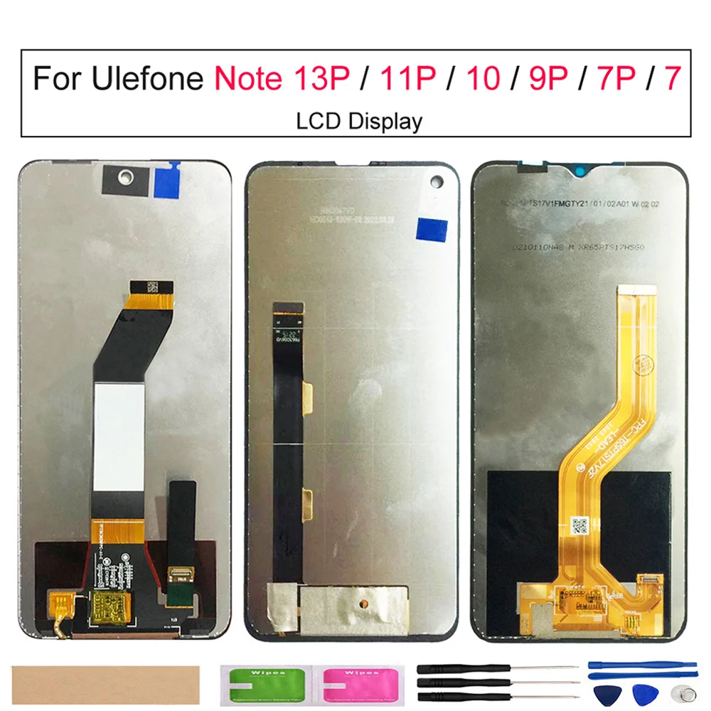 

LCD Display for Ulefone Note 13P 11P 9P 7P 10P ,Touch Screen Digitizer Assembly